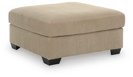 SimpleJoy Sand Oversized Accent Ottoman by Ashley at Eve Furniture