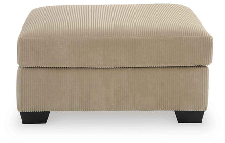SimpleJoy Sand Oversized Accent Ottoman by Ashley at Eve Furniture