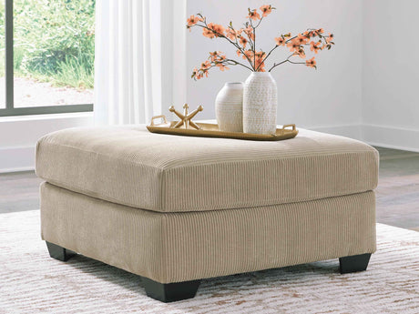 SimpleJoy Sand Oversized Accent Ottoman by Ashley at Eve Furniture