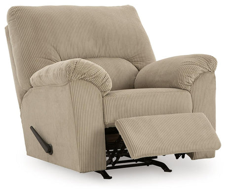 SimpleJoy Sand Recliner by Ashley at Eve Furniture
