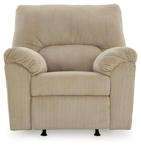 SimpleJoy Sand Recliner by Ashley at Eve Furniture