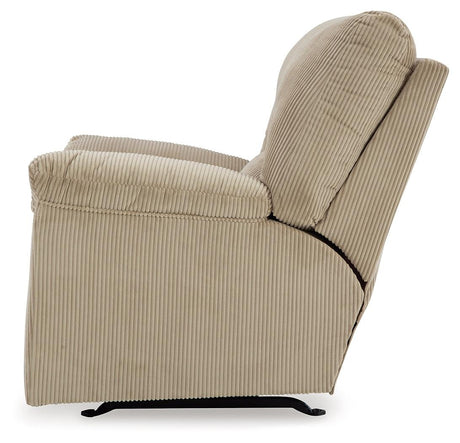SimpleJoy Sand Recliner by Ashley at Eve Furniture