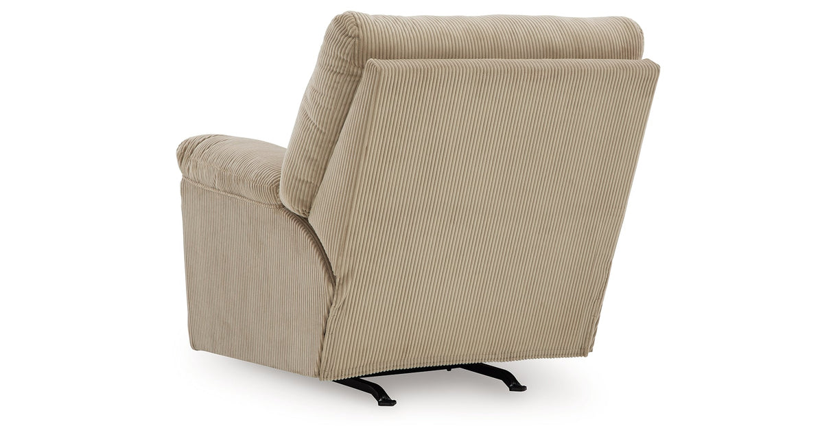 SimpleJoy Sand Recliner by Ashley at Eve Furniture