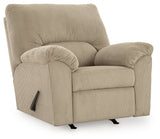 SimpleJoy Sand Recliner by Ashley at Eve Furniture