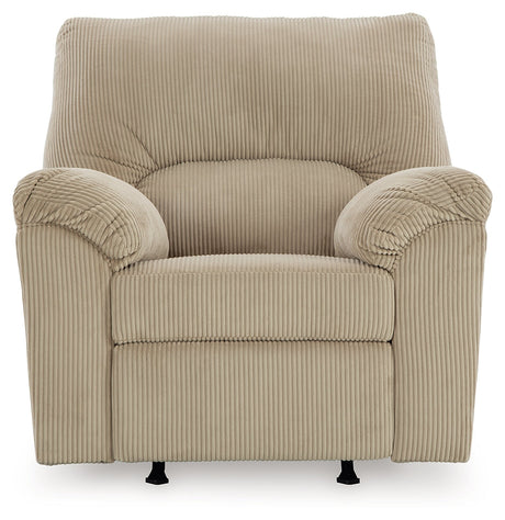 SimpleJoy Sand Recliner by Ashley at Eve Furniture