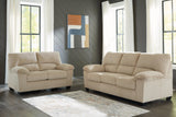 SimpleJoy Sand Sofa & Loveseat by Ashley at Eve Furniture