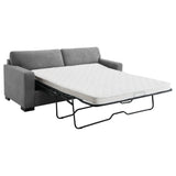Simpson Upholstered Sofa Sleeper with Queen Mattress Grey by Coaster at Eve Furniture