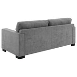Simpson Upholstered Sofa Sleeper with Queen Mattress Grey by Coaster at Eve Furniture