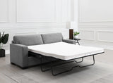 Simpson Upholstered Sofa Sleeper with Queen Mattress Grey by Coaster at Eve Furniture