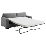 Simpson Upholstered Sofa Sleeper with Queen Mattress Grey by Coaster at Eve Furniture
