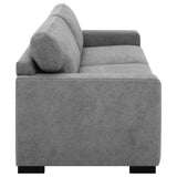 Simpson Upholstered Sofa Sleeper with Queen Mattress Grey by Coaster at Eve Furniture