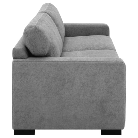 Simpson Upholstered Sofa Sleeper with Queen Mattress Grey by Coaster at Eve Furniture