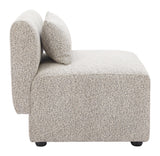 Simu Dune Greige Middle Chair by Zuomod at Eve Furniture