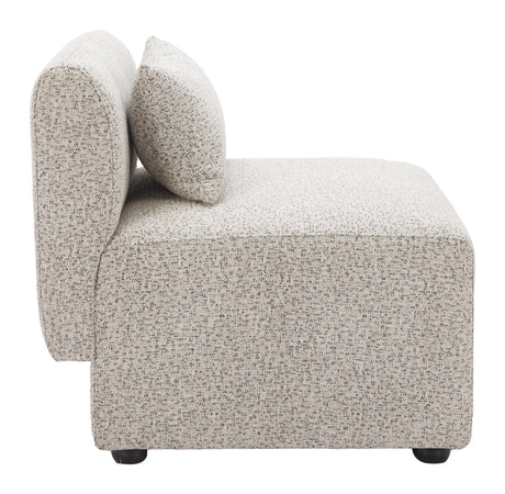 Simu Dune Greige Middle Chair by Zuomod at Eve Furniture