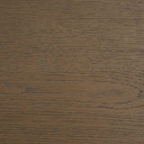 Sina Brown Oak Wood w/ Natural Rattan 2 Door Curio Cabinet by Mercana at Eve Furniture