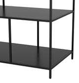 Singularity Console Table White & Black by Zuomod at Eve Furniture