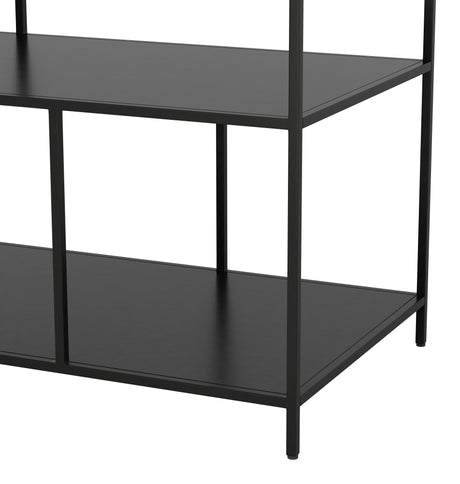 Singularity Console Table White & Black by Zuomod at Eve Furniture