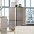Sinistra Light Taupe Chest by Furniture of America at Eve Furniture