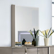 Sinistra Light Taupe Mirror by Furniture of America at Eve Furniture