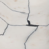 Sintessi Rectangular White Marble Decorative Bowl by Mercana at Eve Furniture