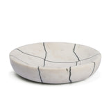 Sintessi Round White Marble Decorative Bowl by Mercana at Eve Furniture