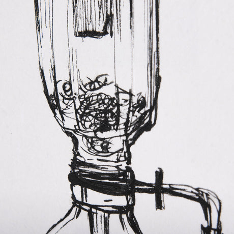 Siphon Coffee Maker by Mercana Studio a Hand Embellished Textured Canvas by Mercana at Eve Furniture