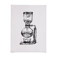 Siphon Coffee Maker by Mercana Studio a Hand Embellished Textured Canvas by Mercana at Eve Furniture
