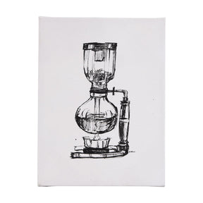 Siphon Coffee Maker by Mercana Studio a Hand Embellished Textured Canvas by Mercana at Eve Furniture