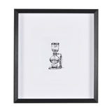 Siphon Coffee Maker by Simeng a Framed Art Print Matted under Glass by Mercana at Eve Furniture