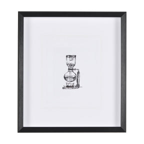 Siphon Coffee Maker by Simeng a Framed Art Print Matted under Glass by Mercana at Eve Furniture