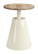 Sira Natural & Ivory Side Table by Zuomod at Eve Furniture