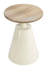 Sira Natural & Ivory Side Table by Zuomod at Eve Furniture