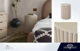 Siren Light Natural Wood End Table by Diamond Sofa at Eve Furniture