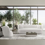 Siri 2 Piece Sofa and Accent Chair Set in Cream by Manhattan Comfort at Eve Furniture