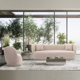 Siri 2 Piece Sofa and Accent Chair Set in Wheat by Manhattan Comfort at Eve Furniture