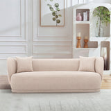 Siri 2 Piece Sofa and Accent Chair Set in Wheat by Manhattan Comfort at Eve Furniture