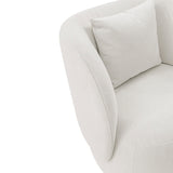 Siri Accent Chair in Cream by Manhattan Comfort at Eve Furniture