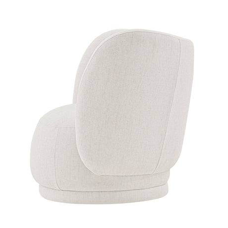 Siri Accent Chair in Cream by Manhattan Comfort at Eve Furniture