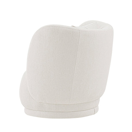 Siri Accent Chair in Cream by Manhattan Comfort at Eve Furniture