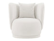 Siri Accent Chair in Cream by Manhattan Comfort at Eve Furniture