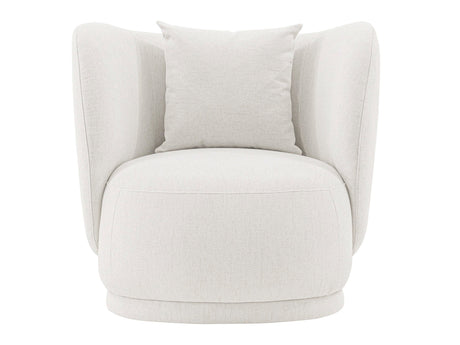 Siri Accent Chair in Cream by Manhattan Comfort at Eve Furniture