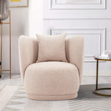 Siri Accent Chair in Wheat by Manhattan Comfort at Eve Furniture