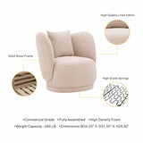 Siri Accent Chair in Wheat by Manhattan Comfort at Eve Furniture