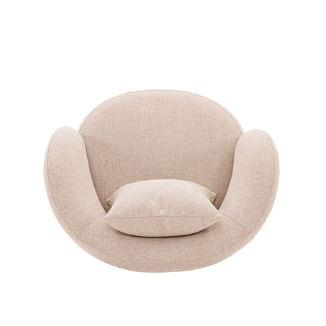 Siri Accent Chair in Wheat by Manhattan Comfort at Eve Furniture