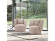 Siri Accent Chair in Wheat (set of 2) by Manhattan Comfort at Eve Furniture