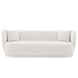 Siri Sofa in Cream by Manhattan Comfort at Eve Furniture