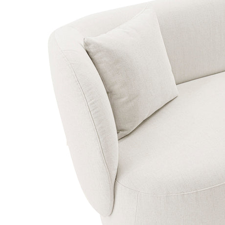 Siri Sofa in Cream by Manhattan Comfort at Eve Furniture