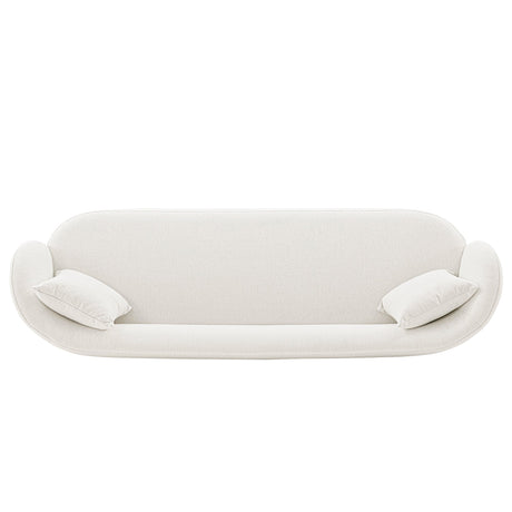 Siri Sofa in Cream by Manhattan Comfort at Eve Furniture