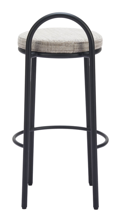 Sisal Beige Tweed Barstool (Set of 2) by Zuomod at Eve Furniture