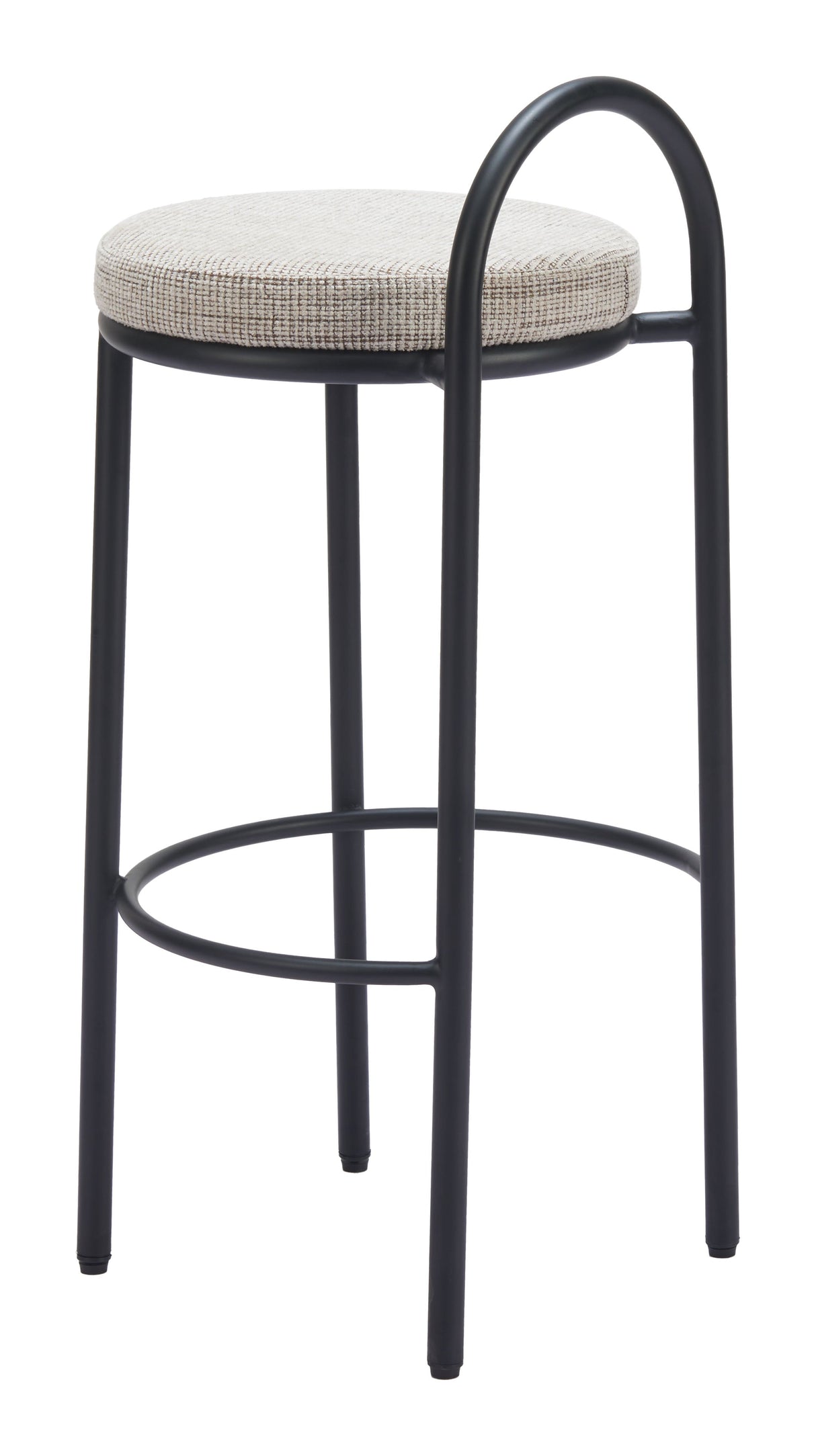 Sisal Beige Tweed Barstool (Set of 2) by Zuomod at Eve Furniture